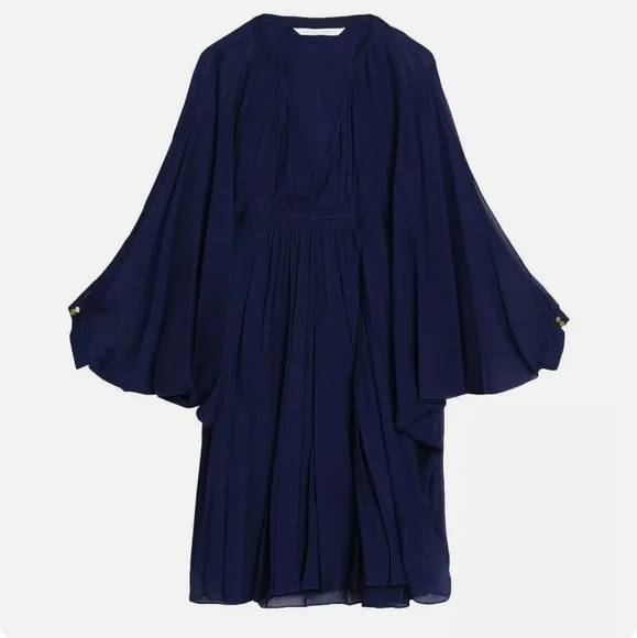 SOLD ❤️Diane von Furstenberg DVF Silk Chiffon Dress. - Picture 5 of 11